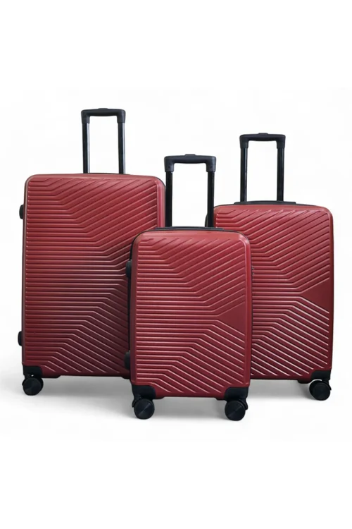 Infinity Luggage Red Hardshell Robust Suitcases - M Image 1
