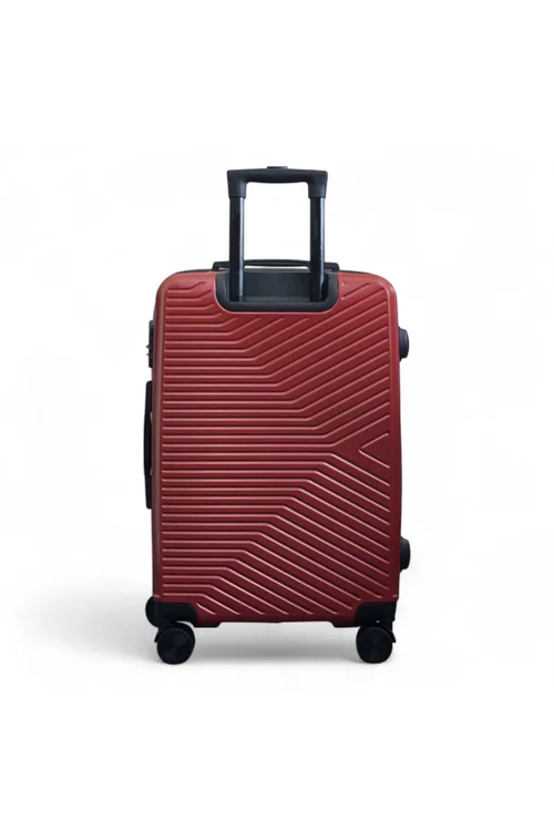 Infinity Luggage Red Hardshell Robust Suitcases - M Image 4