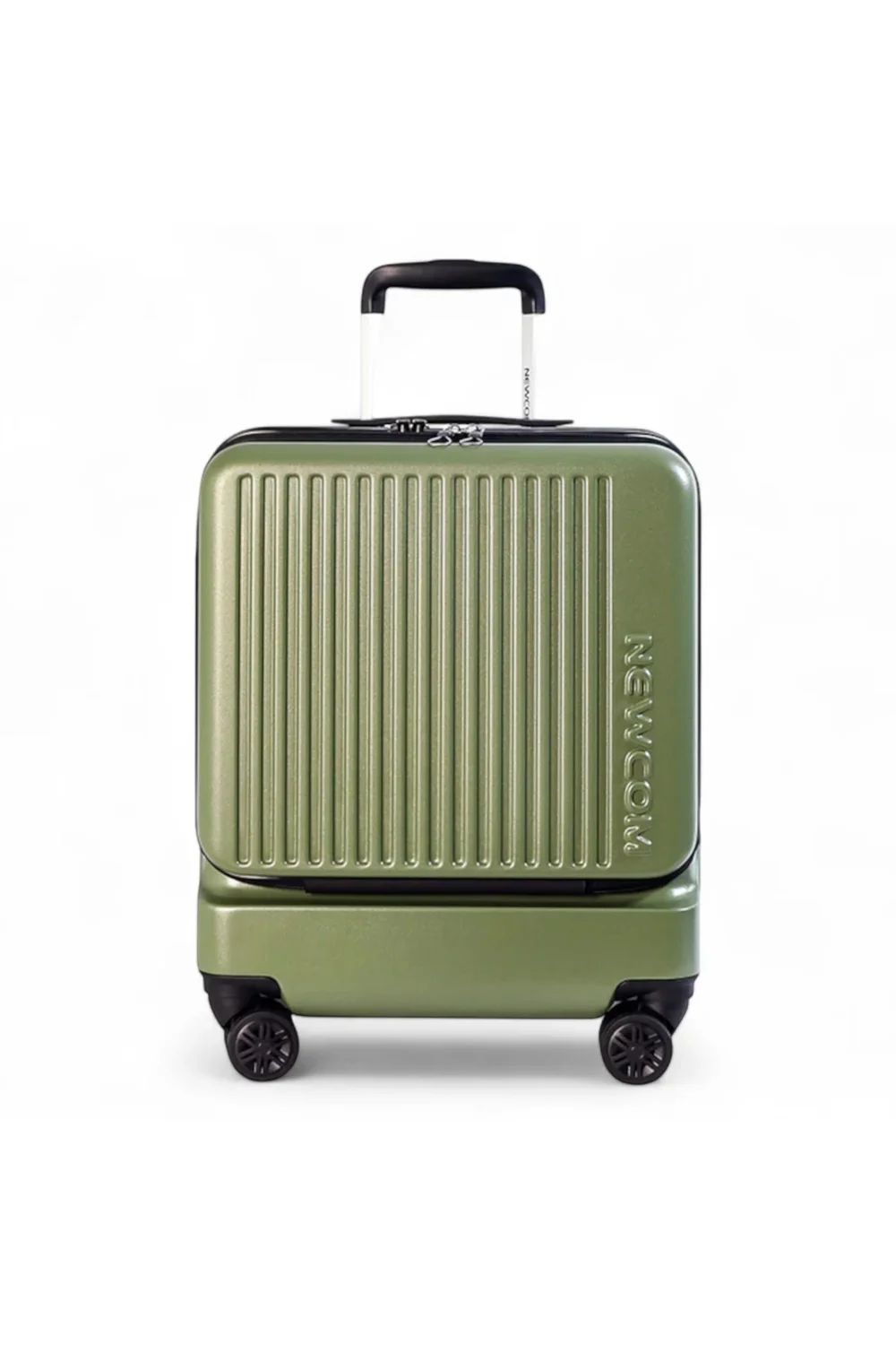 Infinity Luggage Olive Green Durable Cabin Suitcase - Cabin Image 1