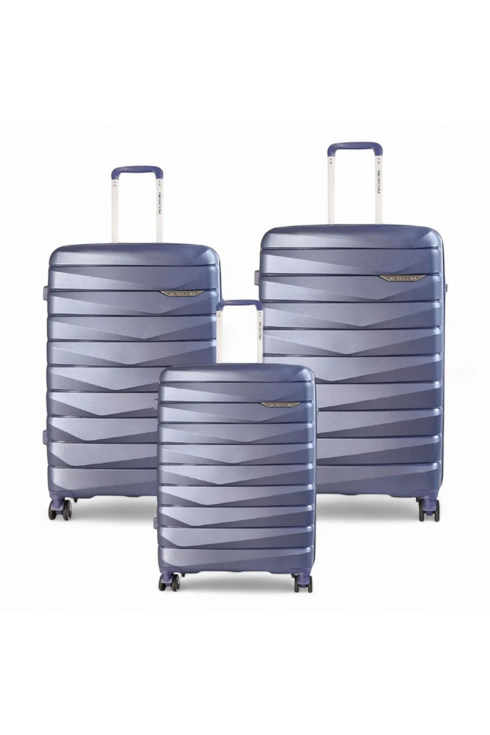 Infinity Luggage Blue Hard Shell TSA Strong Suitcase - Cabin Image 1