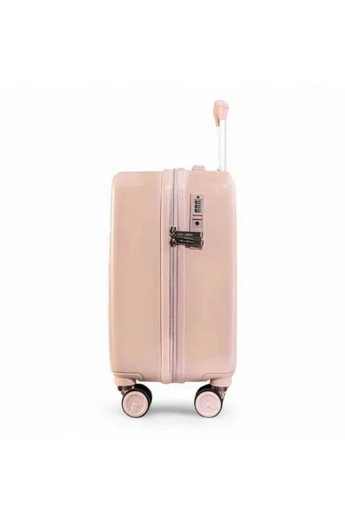 Infinity Luggage Pink Hard Shell Cabin TSA Secure - Cabin Image 4