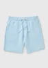 Light Blue Textured Co Ord Shorts - S Image 4