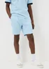 Light Blue Textured Co Ord Shorts - S Image 3