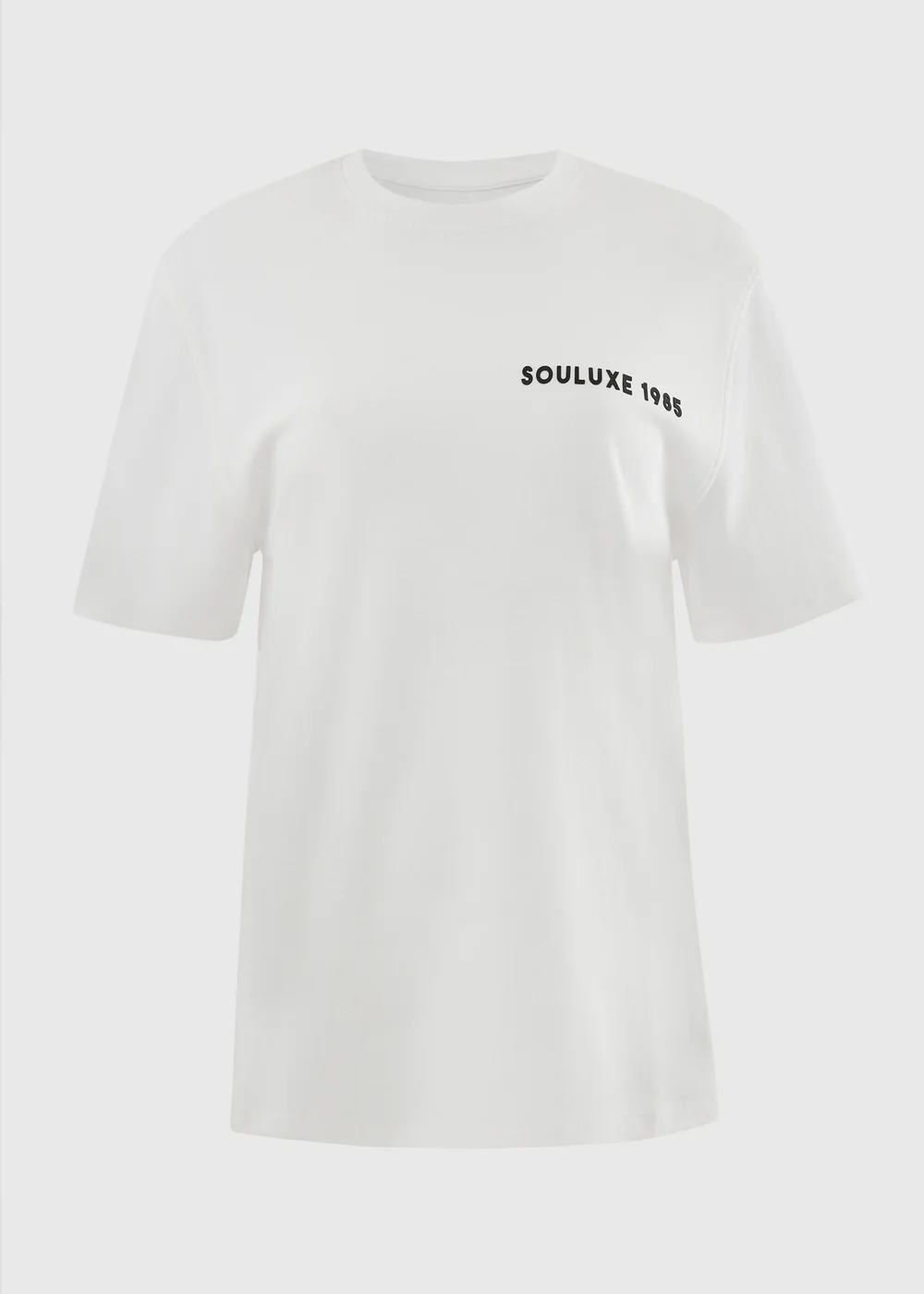 Souluxe White Graphic Sports T-Shirt - L Image 1