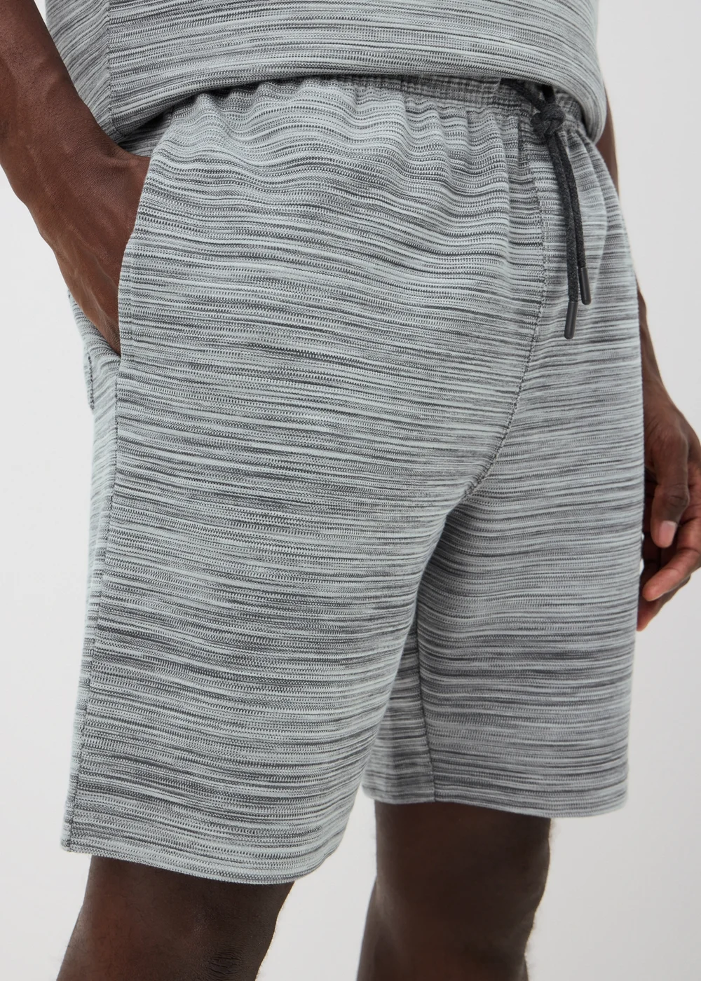 Grey Spacedye Co Ord Shorts - S Image 3