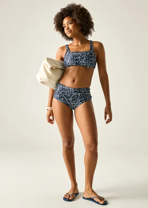 Regatta Navy Floral Loria Bikini Brief - 20 Image 4
