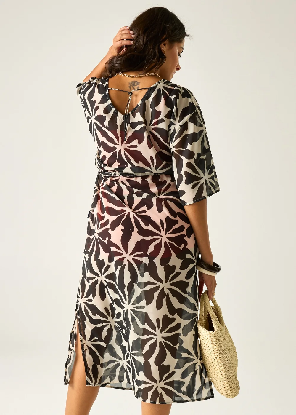 Regatta Abstract Floral Avorno Lightweight Cover Up - 8 Image 6