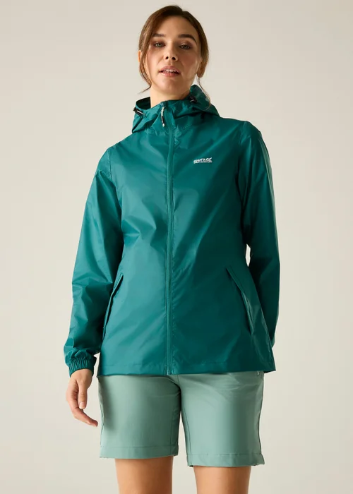 Regatta Mediterranean Green Pack-It III Waterproof With Isolite Technology Jacket - 14 Image 1