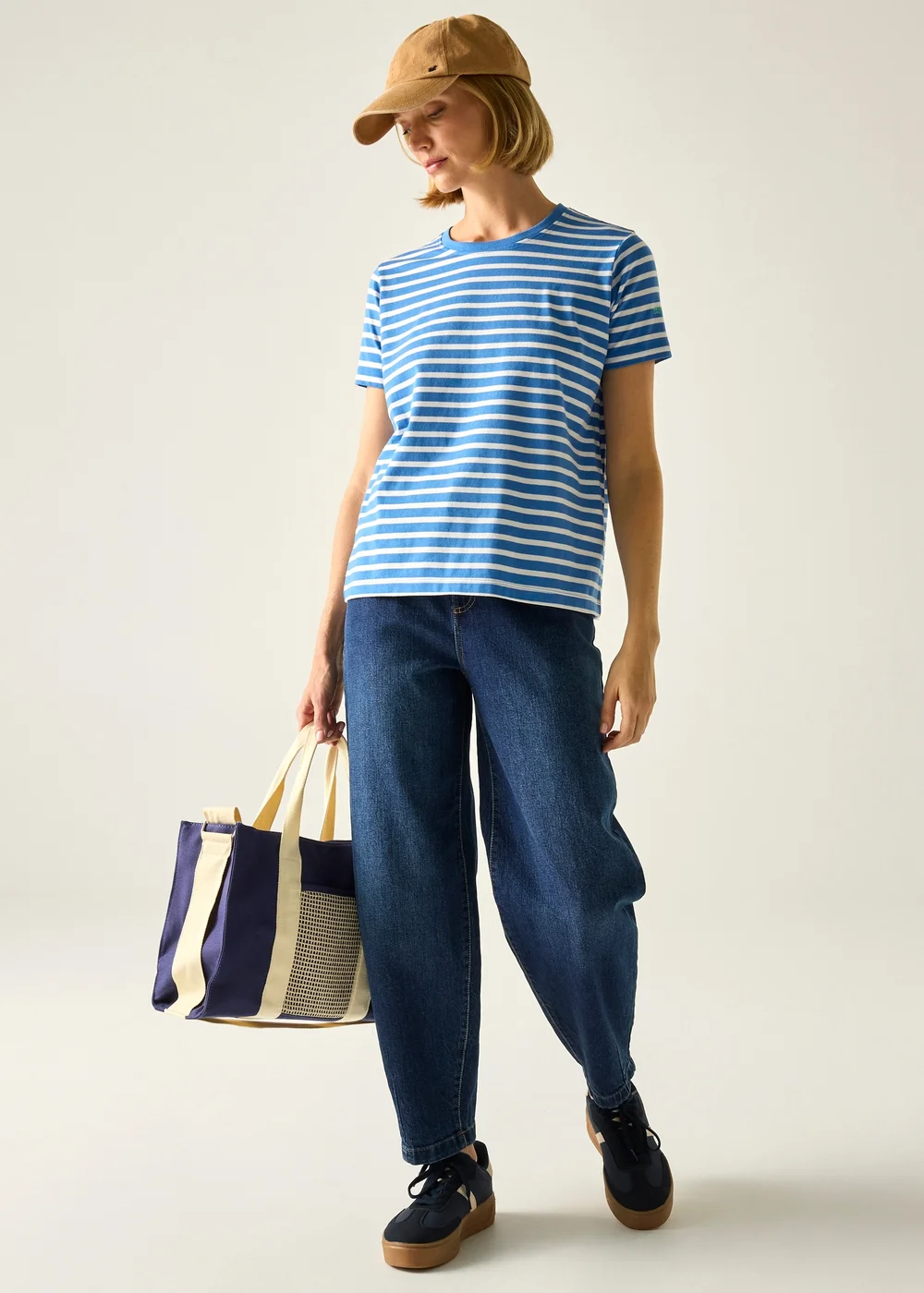 Regatta Sonic Blue White Stripe Bayletta T-Shirt - 12 Image 4