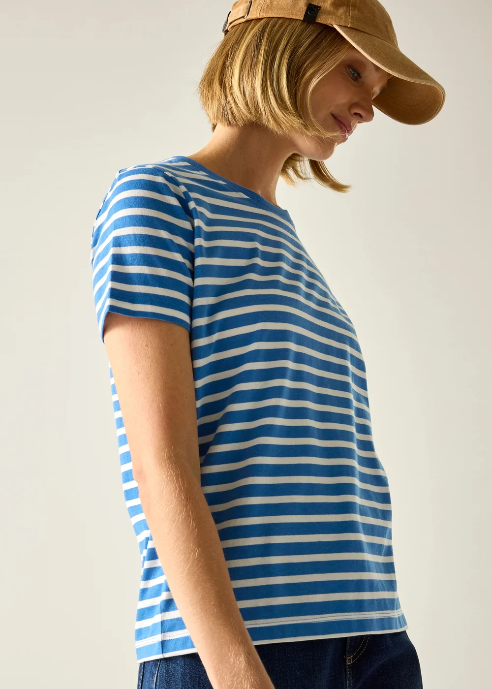 Regatta Sonic Blue White Stripe Bayletta T-Shirt - 12 Image 6