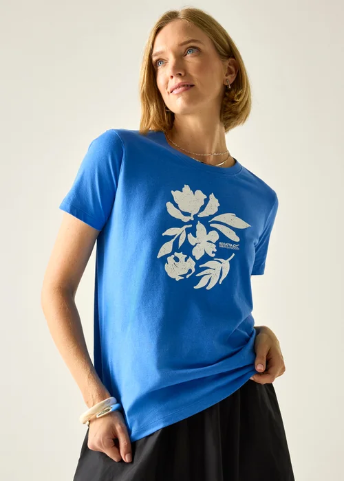 Regatta Sonic Blue Fleur Bloom Filandra IX T-Shirt - 10 Image 2