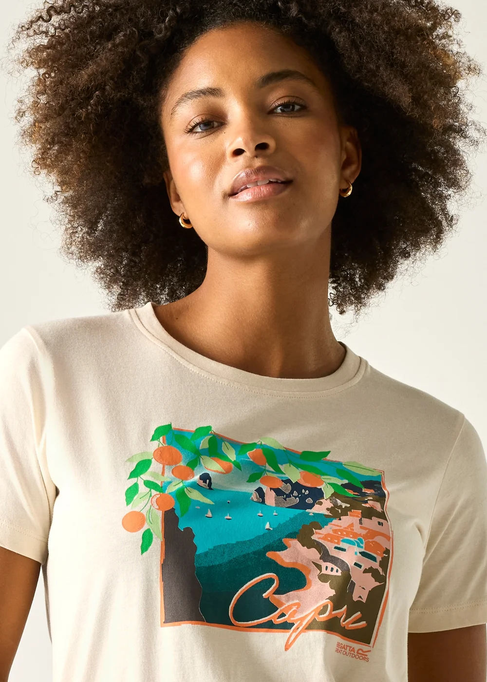 Regatta Light Vanilla Capri Filandra IX T-Shirt - 10 Image 1