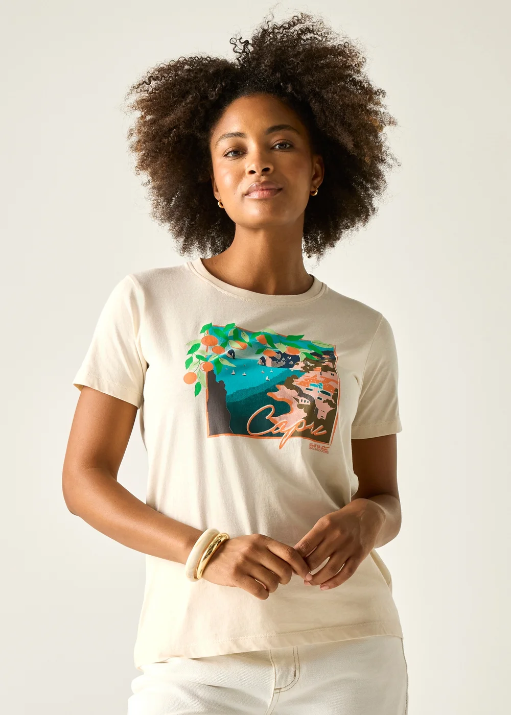 Regatta Light Vanilla Capri Filandra IX T-Shirt - 10 Image 2