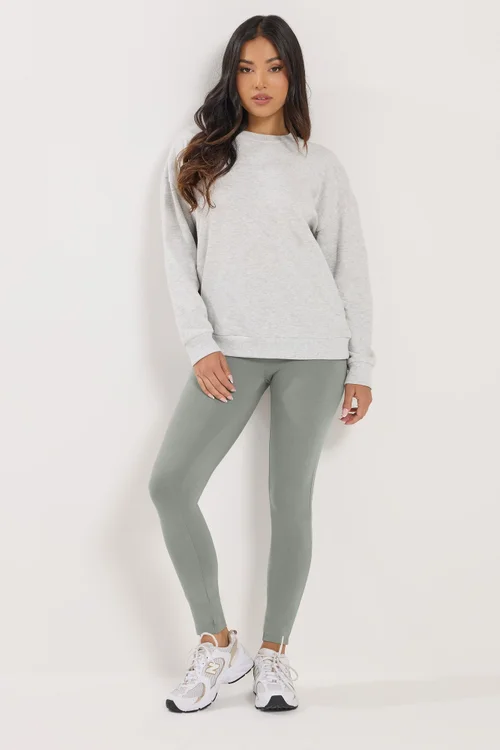 PixieGirl Petite 2 Pack Grey & Black Leggings - 12/L27 Image 2