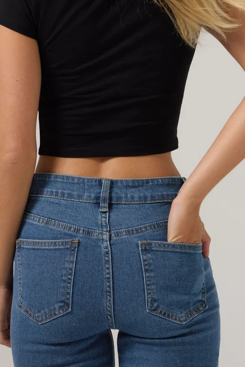 PixieGirl Petite Blue Bootcut Jeans - 18/l27 Image 4