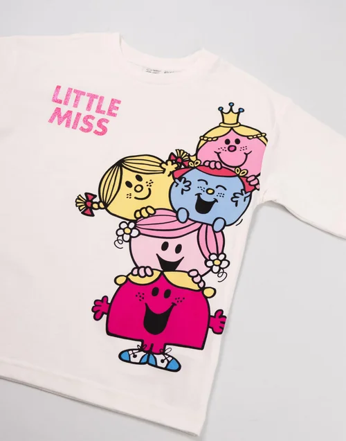 Vanilla Underground Mr. Men & Little Miss Girls Multicoloured T-Shirts (2-8 Years) - Pack of 3 - 4-5 Yrs Image 5