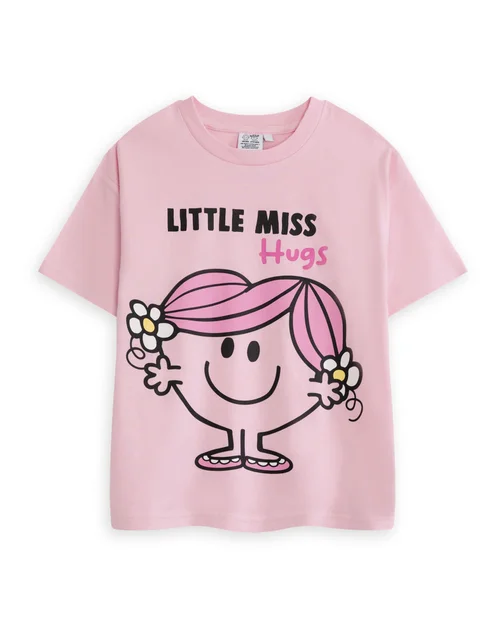 Vanilla Underground Mr. Men & Little Miss Girls Multicoloured T-Shirts (2-8 Years) - Pack of 3 - 4-5 Yrs Image 3