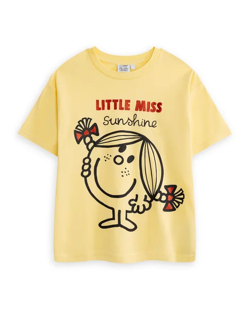 Vanilla Underground Mr. Men & Little Miss Girls Multicoloured T-Shirts (2-8 Years) - Pack of 3 - 4-5 Yrs Image 2