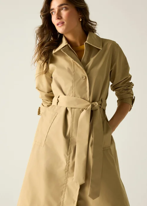 Regatta Oat Multi Flower Yellow Orla Trench With Isotex Stretch Jacket - 20 Image 4