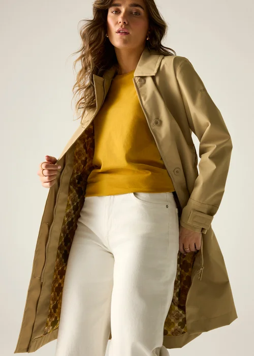 Regatta Oat Multi Flower Yellow Orla Trench With Isotex Stretch Jacket - 20 Image 6