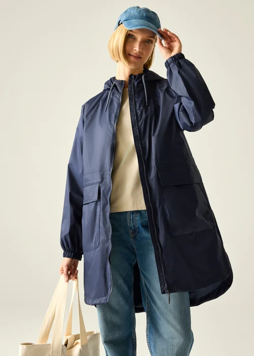 Regatta Navy Brindel Pack-It Waterproof With Isolite Technology Jacket - 20 Image 1