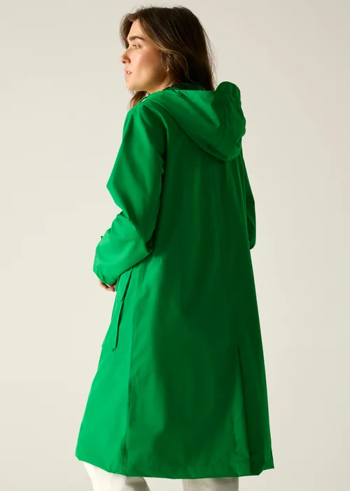 Regatta Giant Square Flower Green Orla Longer Waterproof With Isotex Stretch Jacket - 8 Image 2