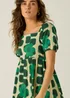 Regatta Giant Square Flower Green Orla Midi Summer Dress - 14 Image 5