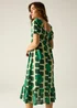 Regatta Giant Square Flower Green Orla Midi Summer Dress - 14 Image 3