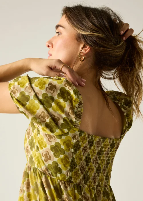 Regatta Multi Flower Yellow Orla Midi Summer Dress - 14 Image 6