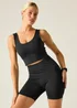 Dare 2b Black Refresh Crop Tank - S Image 1