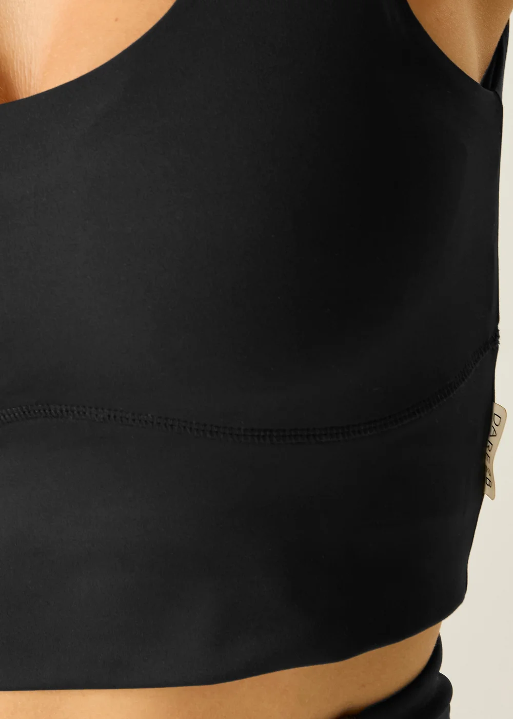 Dare 2b Black Refresh Crop Tank - S Image 4