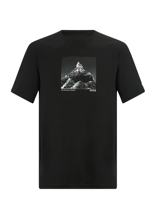 Regatta Black Fingal T-Shirt - S Image 5