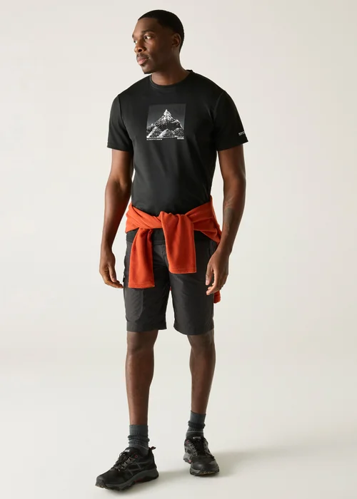 Regatta Black Fingal T-Shirt - S Image 3