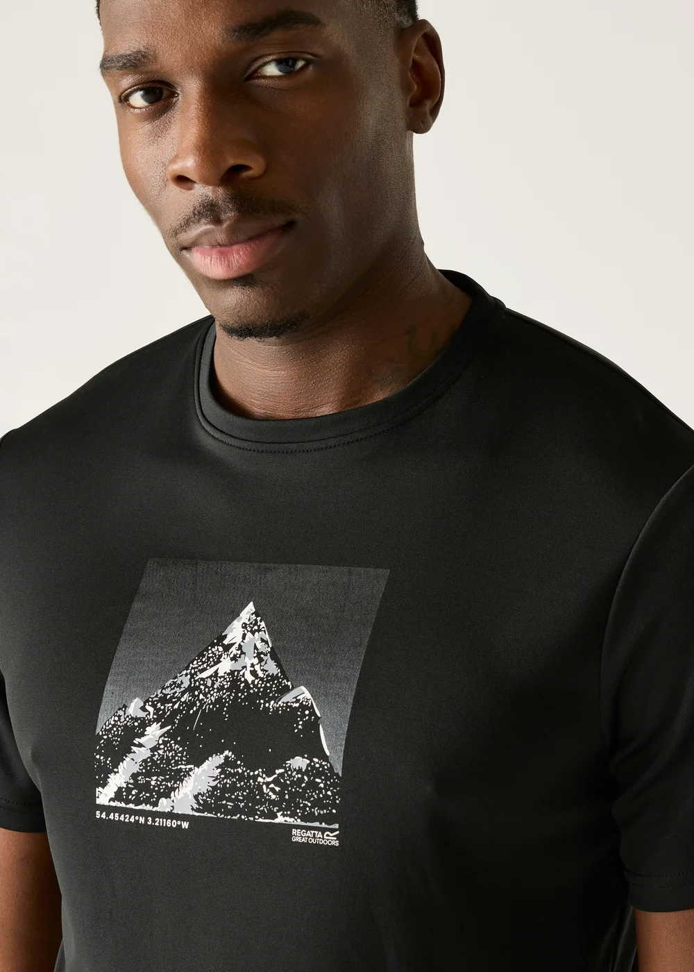 Regatta Black Fingal T-Shirt - S Image 4