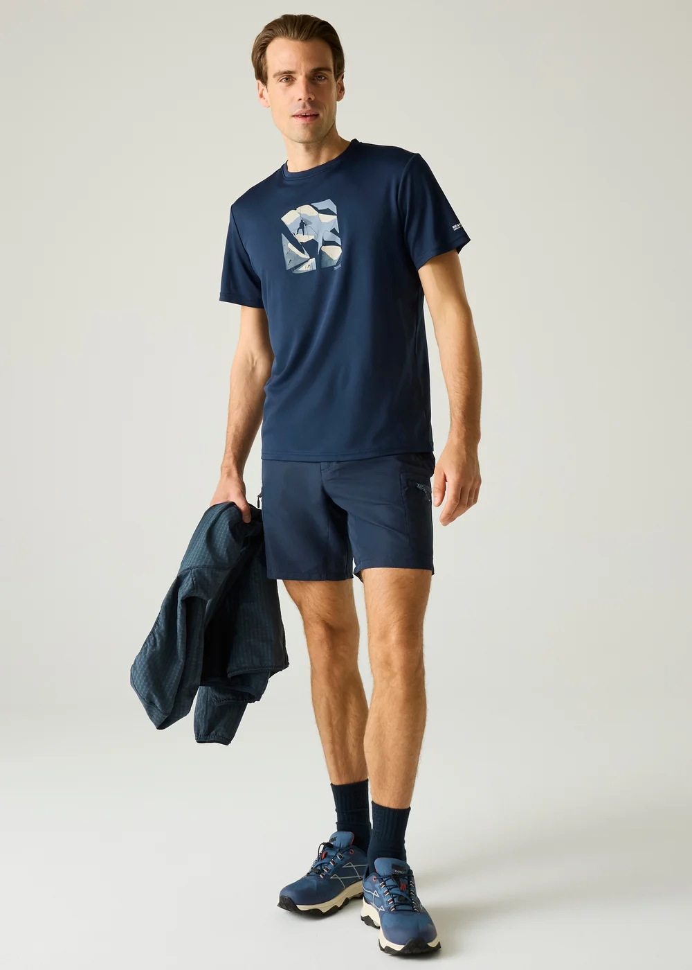 Regatta Navy Fingal T-Shirt - S Image 3