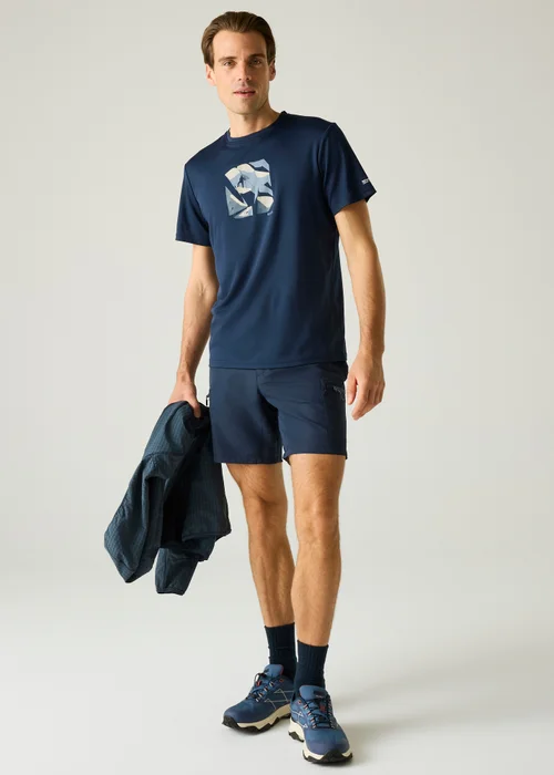 Regatta Navy Fingal T-Shirt - S Image 3