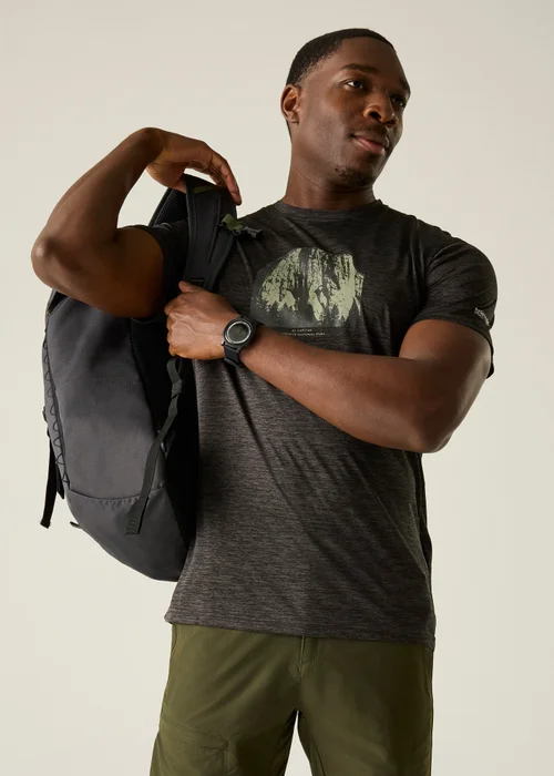 Regatta Ash Marl Fingal T-Shirt - L Image 1