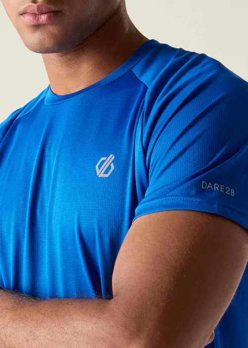Dare 2b Oxford Blue Accelerate Quick Drying, Reflective T-Shirt - L Image 4