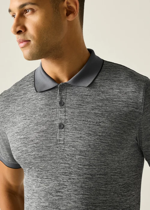 Regatta Silver Grey Remex II Quick Drying Polo Shirt - 3XL Image 4