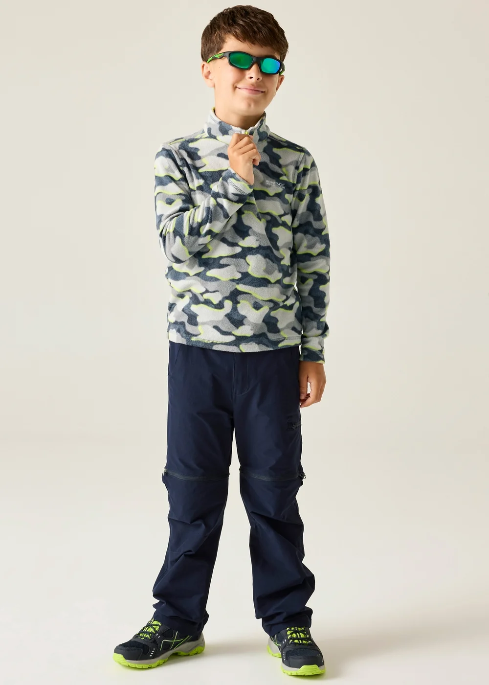 Regatta Dark Storm Camo Hot Shot II Anti-Pill, Symmetry Fleece (3-13 Years) - 13 Yrs Image 3