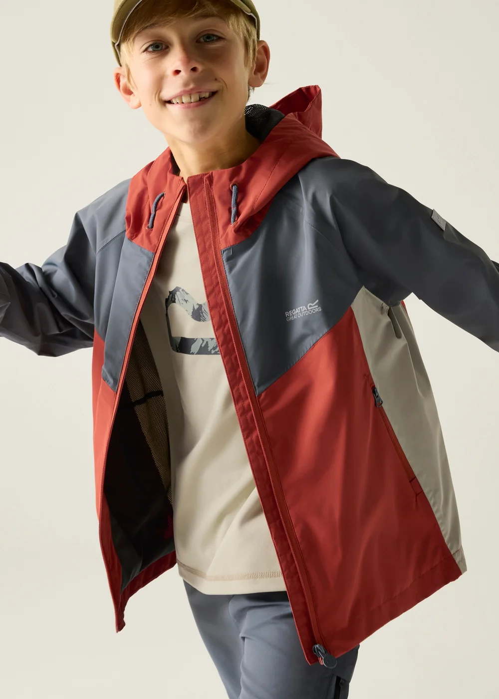 Regatta Brick Abbey Storm Hanleigh Waterproof Jacket With Isotex Technology (3-13 Years) - 13 Yrs Image 4