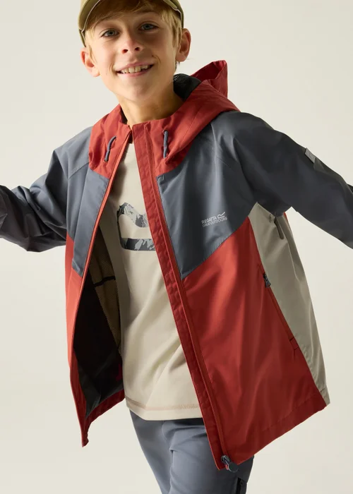 Regatta Brick Abbey Storm Hanleigh Waterproof Jacket With Isotex Technology (3-13 Years) - 13 Yrs Image 4