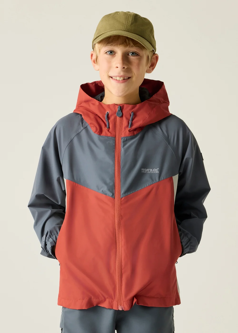 Regatta Brick Abbey Storm Hanleigh Waterproof Jacket With Isotex Technology (3-13 Years) - 13 Yrs Image 1