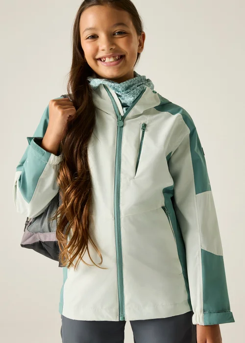 Regatta China Blue Night Sky Calderdale III Waterproof Reflective Jacket (3-13 Years) - 9-10 Yrs Image 1