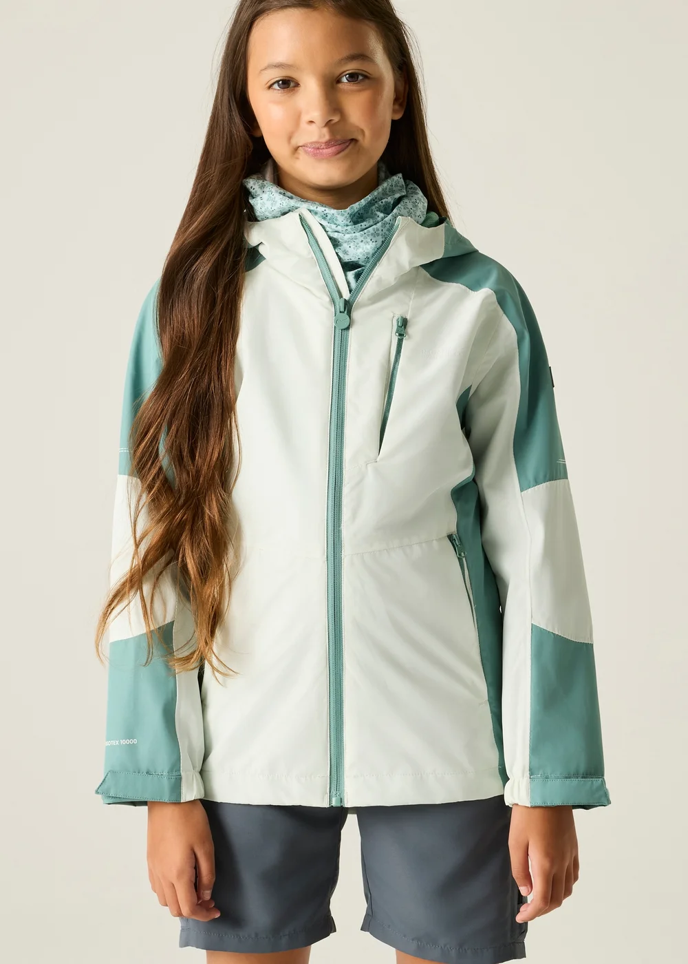 Regatta China Blue Night Sky Calderdale III Waterproof Reflective Jacket (3-13 Years) - 9-10 Yrs Image 4