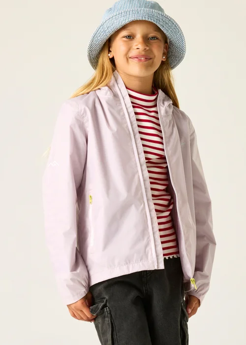 Regatta Haze Pink Lever Waterproof Jacket With Isolite Technology (3-13 Years) - 7-8 Yrs Image 5