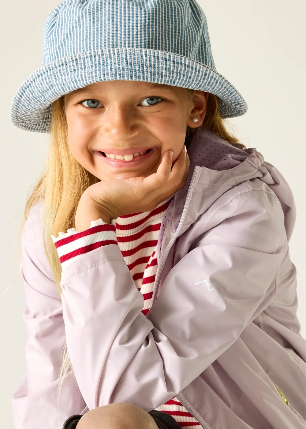 Regatta Haze Pink Lever Waterproof Jacket With Isolite Technology (3-13 Years) - 7-8 Yrs Image 4