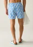 Regatta White Sonic Blue Geo Loras UPF 50 Swim Shorts - XL Image 2