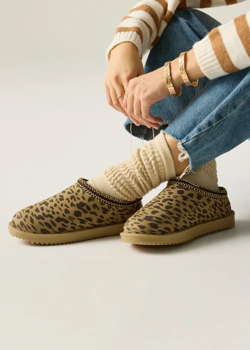 Regatta Abstract Leopard Spot Risley Mule Waterproof Lifestyle Shoes - 6.5 Image 4