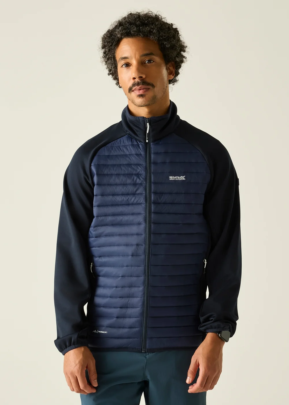 Regatta Navy Clumber Hybrid Water-Repellent Jacket - 2XL Image 1